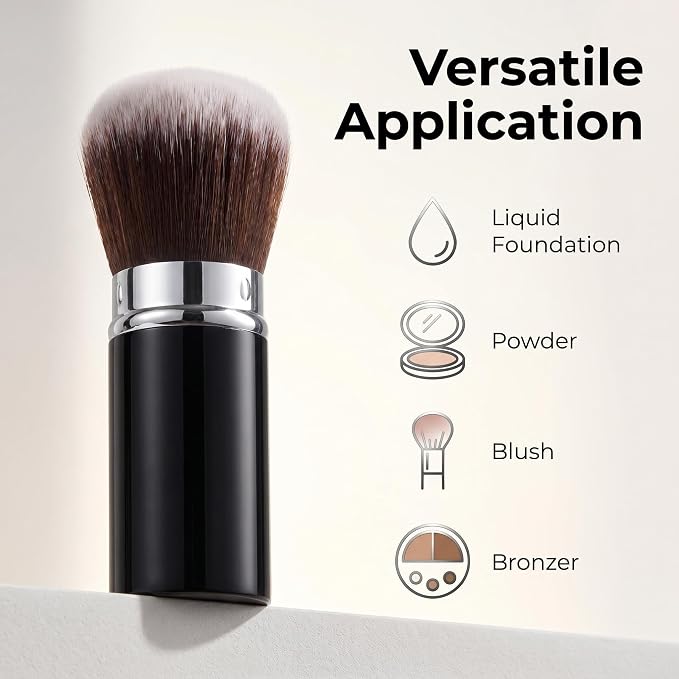 Black with Dark Brown Bristles