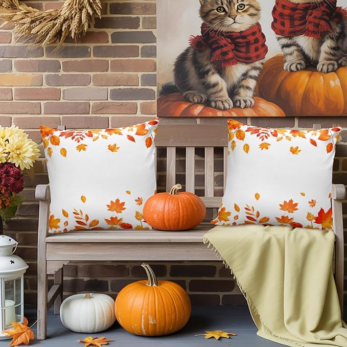 Orange, Burnt Orange, Gold, White