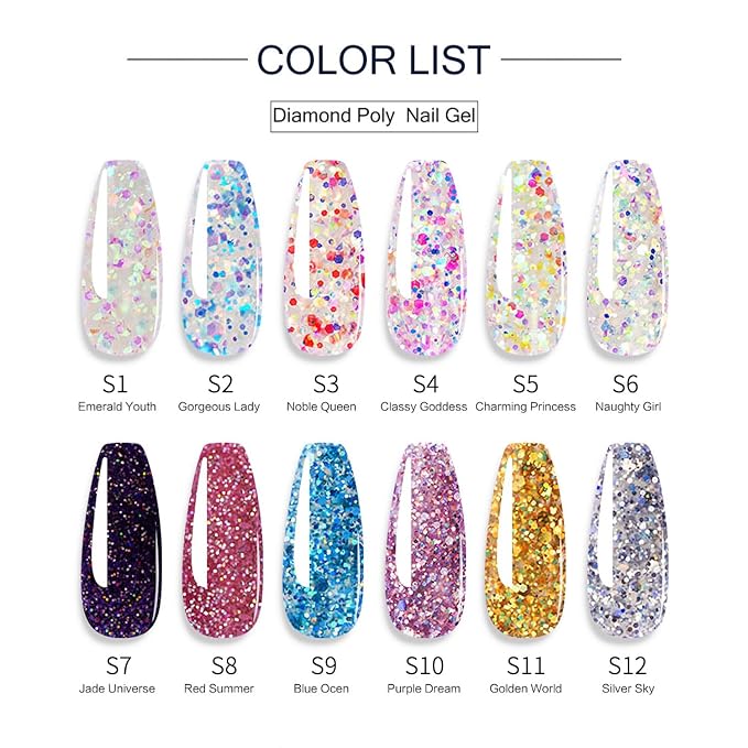 Glitter 8 colors