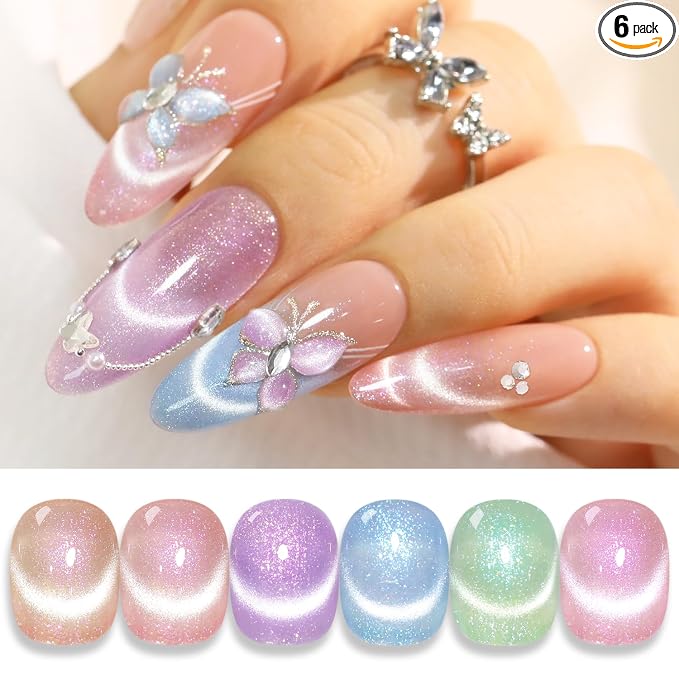 Mermaid Nude Pink Blue Green Purple