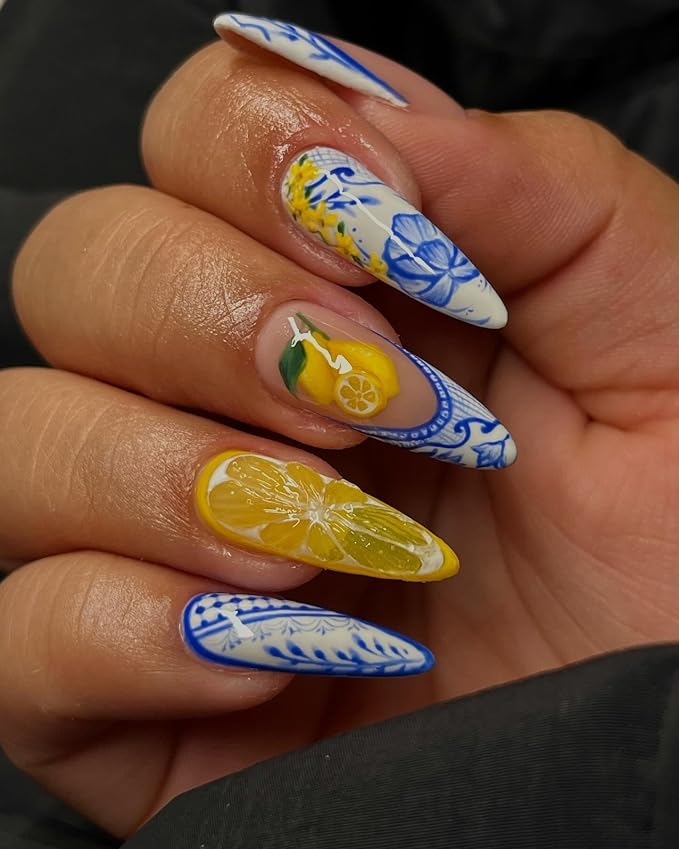 Lemon Long Stiletto
