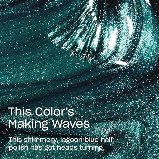 This Color's Making Waves | Opaque Dark Green Shimmer