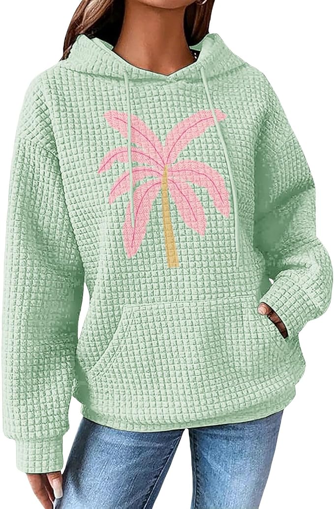 Womens Fashion Floral Print Hoodies 03