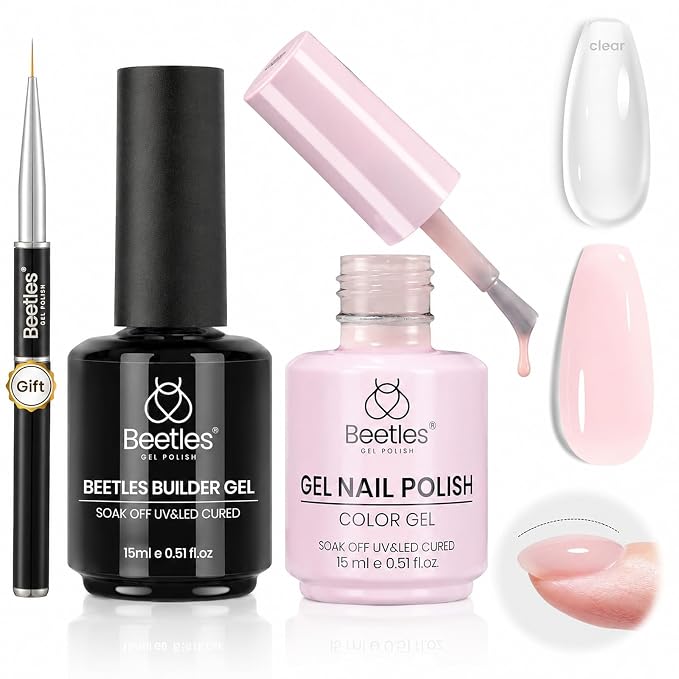 A - Clear & Milky Pink | Kit | 2 x 15 mL