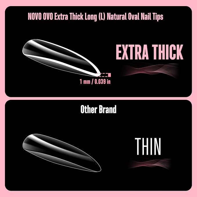 L Oval Natural Thick