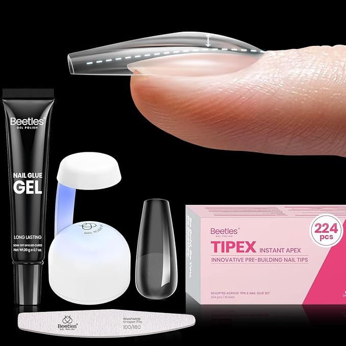 2 - Tipex Nails Kit | Medium Coffin | 224