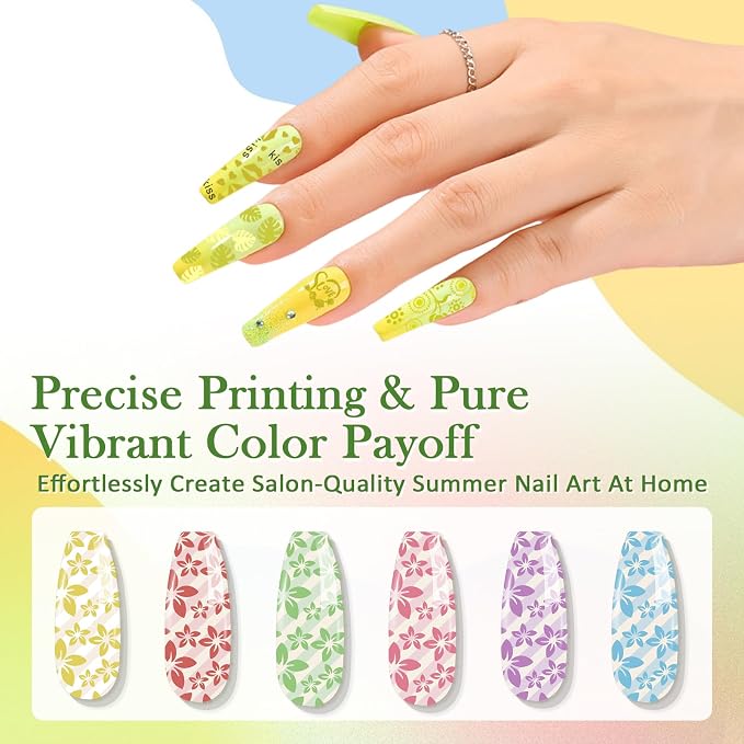 12 Colors stamping polish