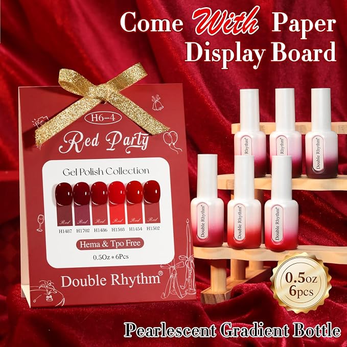 Shimmer Red Burgundy