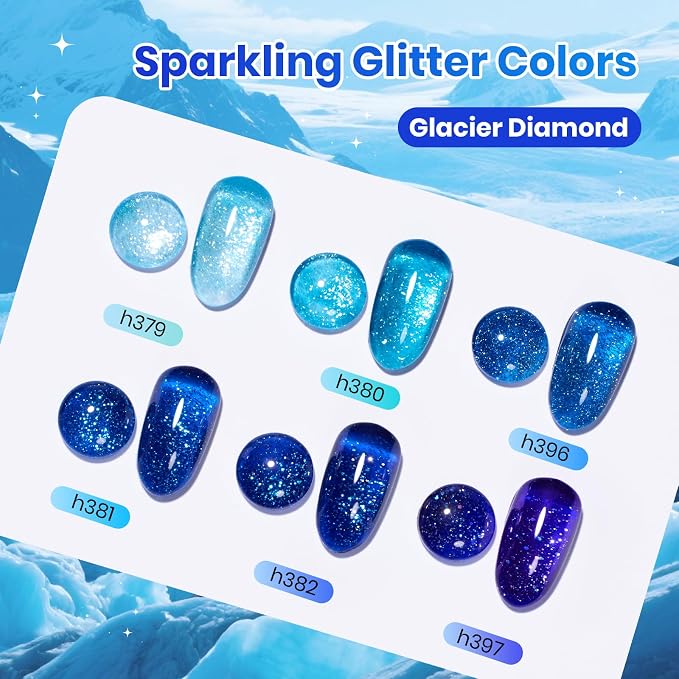 D - Flakie | Blue | Glacier Diamond