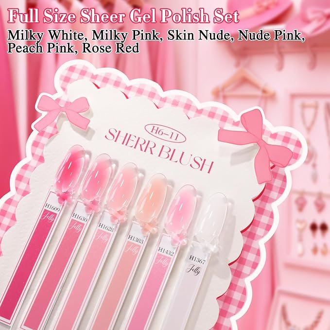 Jelly White Nude Pink