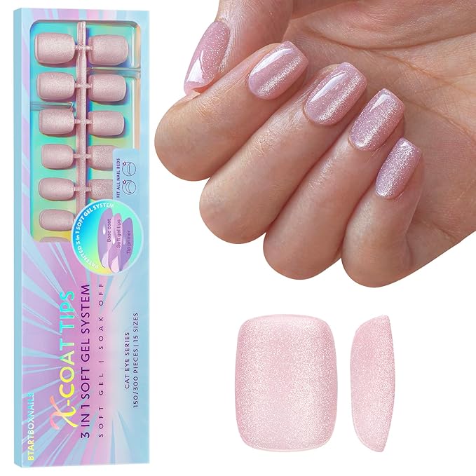 F-Sparkle Cat Eye Short Square