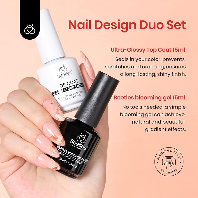 Blooming Gel and Top Coat