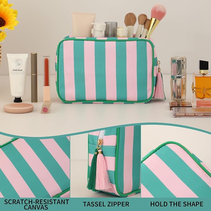 Green with Pink