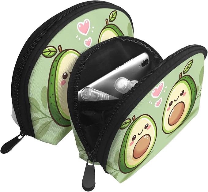 Cute Avocado Couple Love Hearts