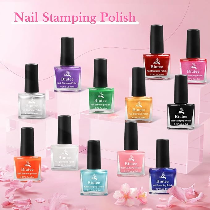 nail stamping polish - 12colors