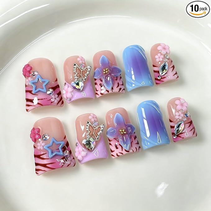 Pink Dark Blue