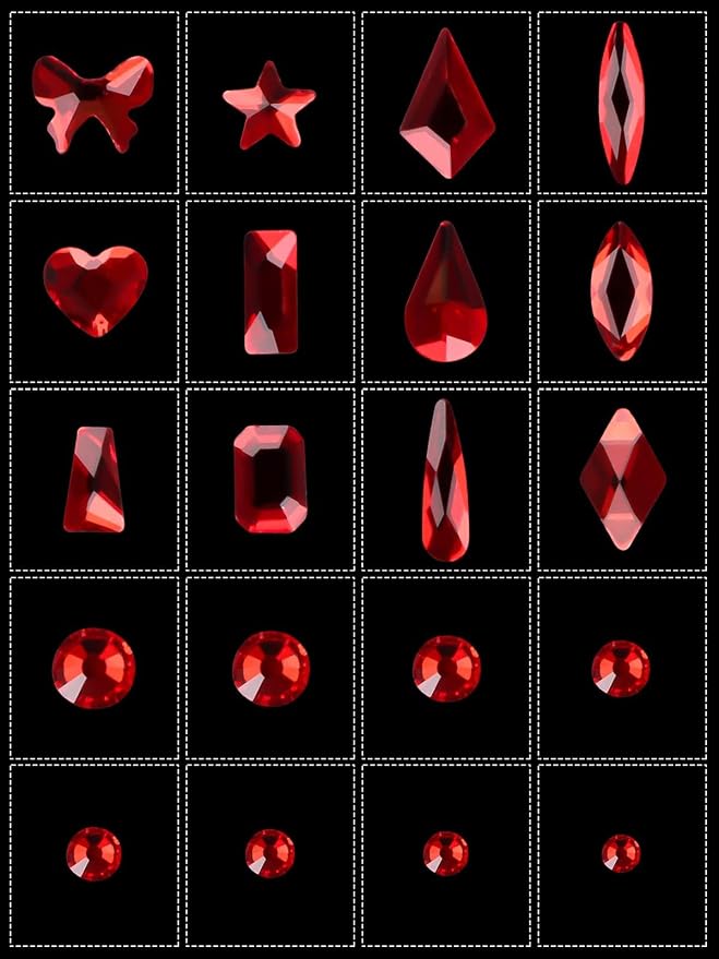 Red Rhinestones