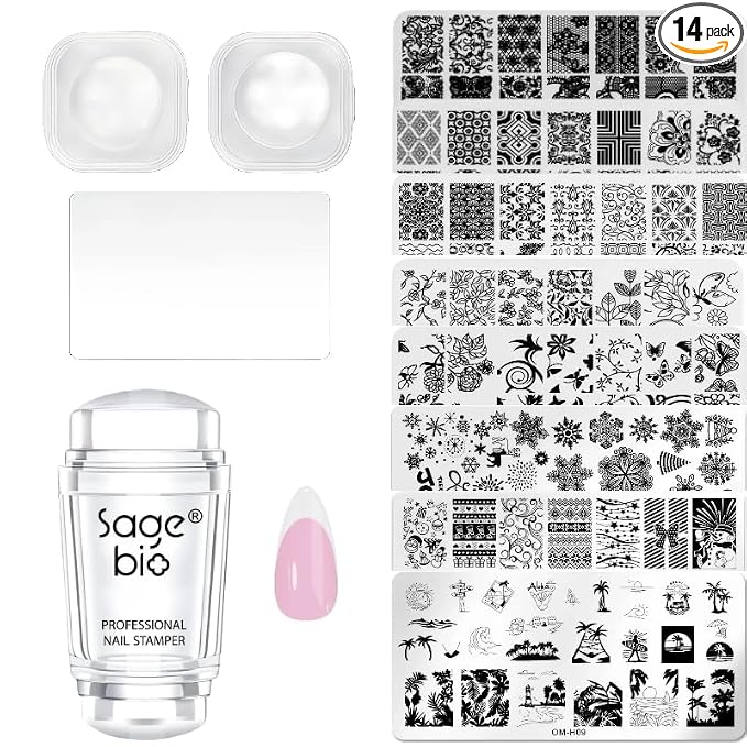 Nail Stamper with 5 Art Plates R