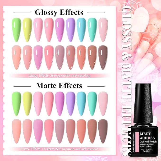 Macaron Rubber Base Set-5