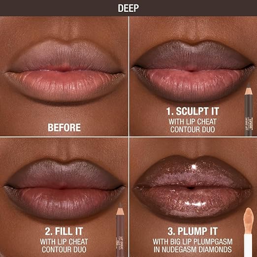 Deep - Sculpt: Rich Cocoa Brown / Fill: Dark Chocolate