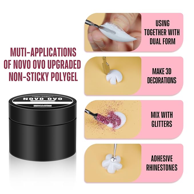Non-sticky Polygel Solution Procedure Set