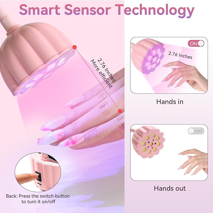 A06-UV nail light-Pink