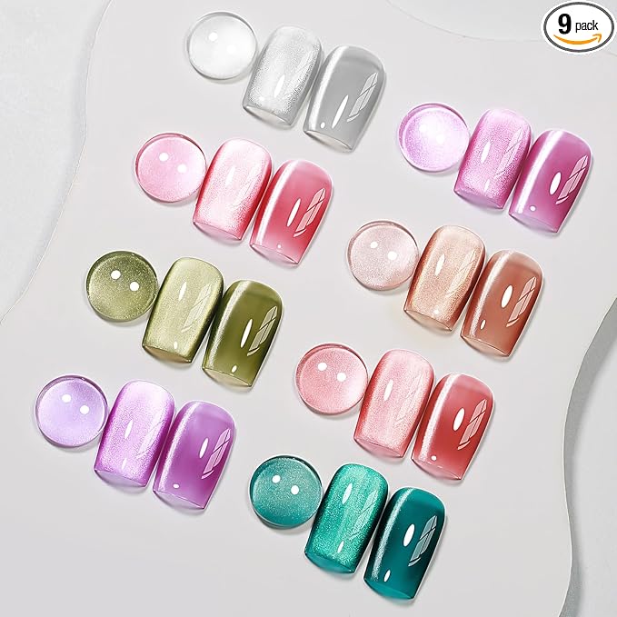 Neon Glassy Cat Eye Gel