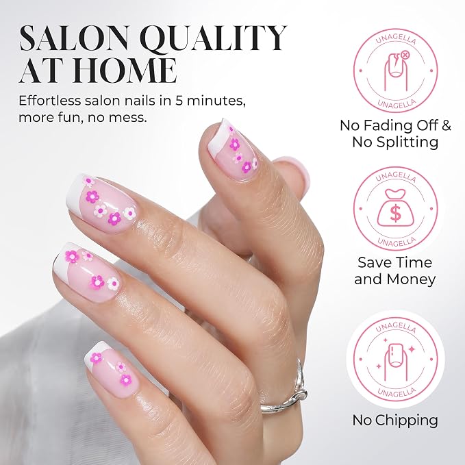 Hot Pink Daisy French