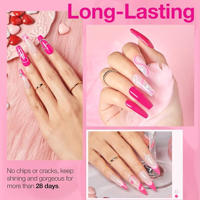 Clear Hot Pink
