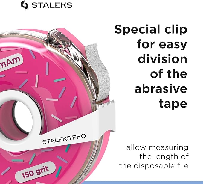 Glueless Abrasive Tape (Papmam) in Plastic Case, 150 Grit