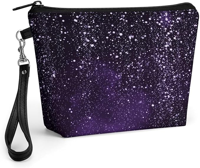 Purple Starry Night Sky Pattern
