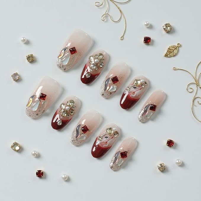 Crimson Crystal Butterfly Glow