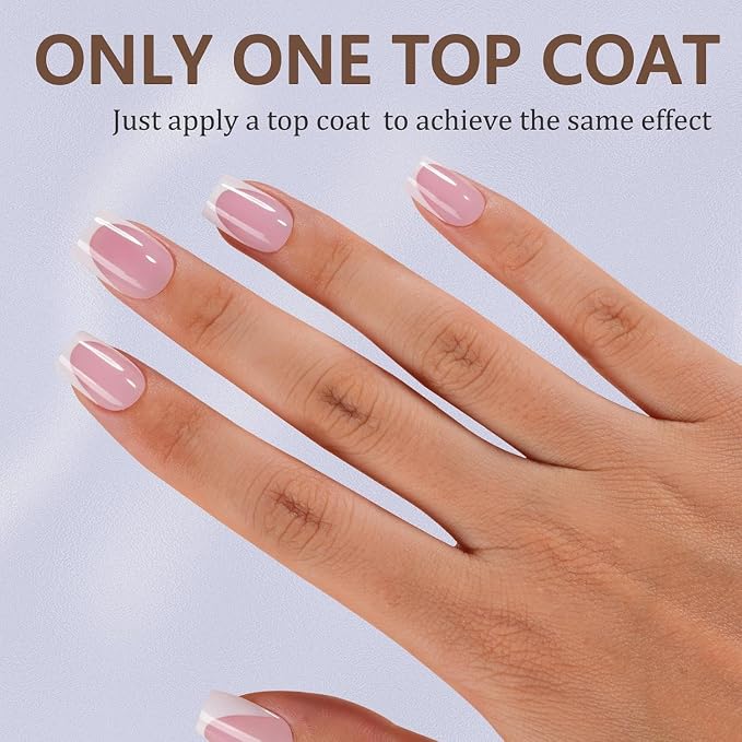 150PCS PINK SHORT FRENCH KIT