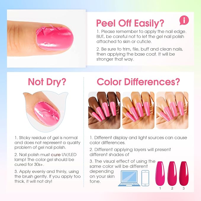 100PCS gel set 01