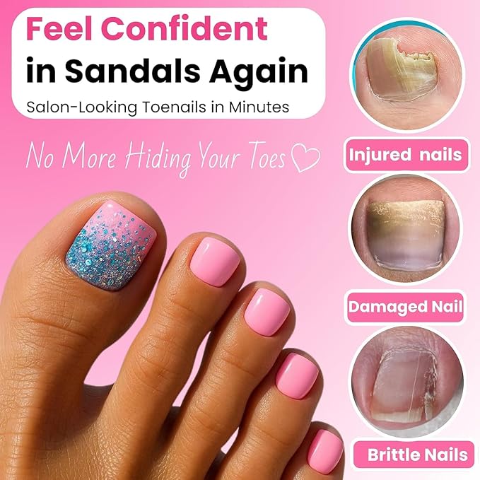 02- 3 Colors Complete Starter Polygel Toenail Kit