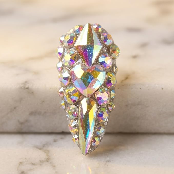 silver full diamond