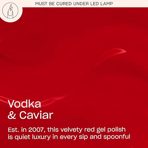 Vodka & Caviar | Opaque Bright Red Crème