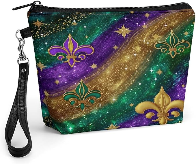 Mardi Gras Fleur De Lis Stars Pattern