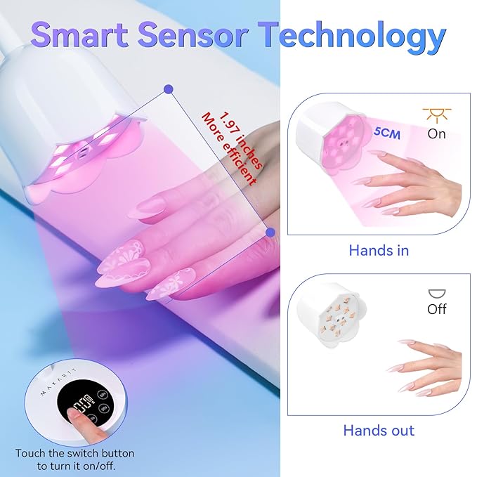 A01-nail lamp-White