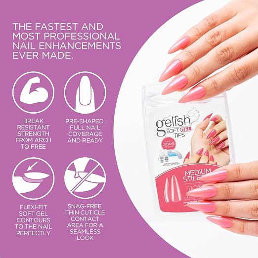 Medium Stiletto Natural