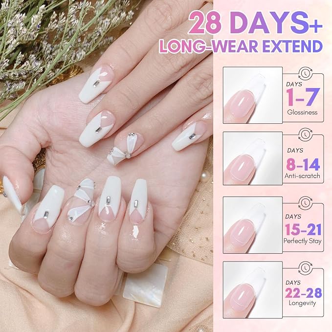 2 Colors White and Pink