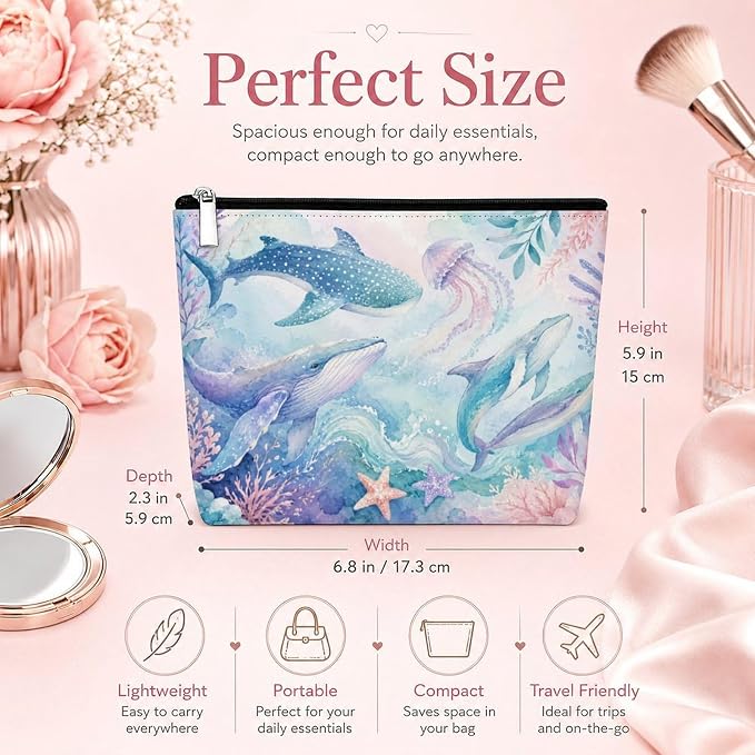 Whale Dolphin Jellyfish Coral Reef