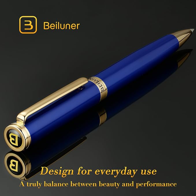 Blue and 24K Gold Finish