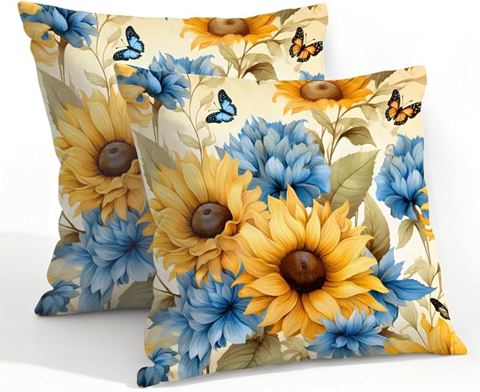 Sunflowers Butterfly