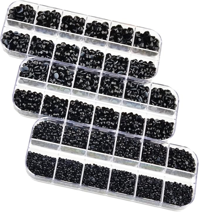 Jet Black, 5-Sizes
