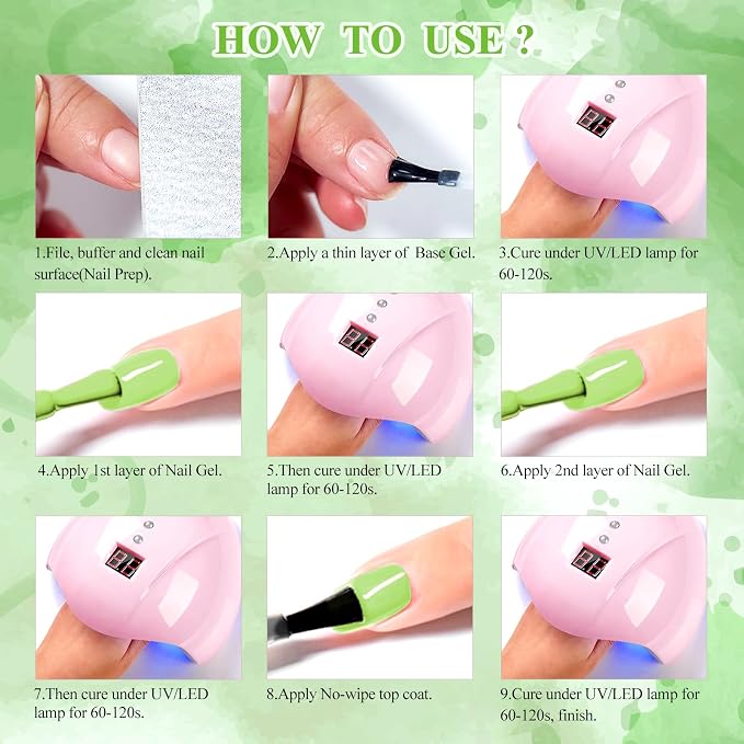 12 Pcs Green