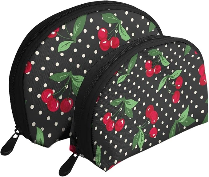 Cherry Black Polka Dot