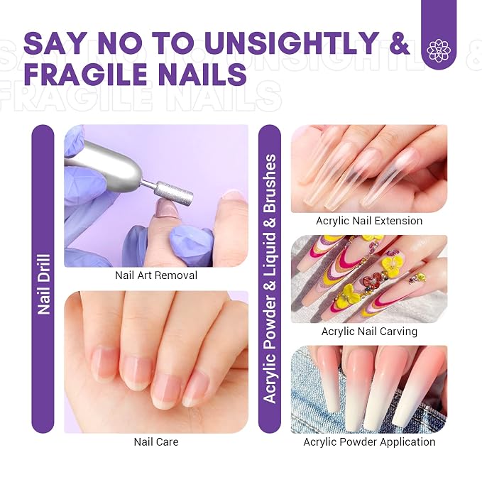 A2-Acrylic Nail Kit with Drill