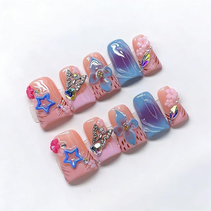 Pink Dark Blue