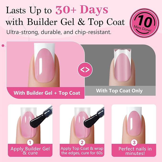 1-Deep Pink + White